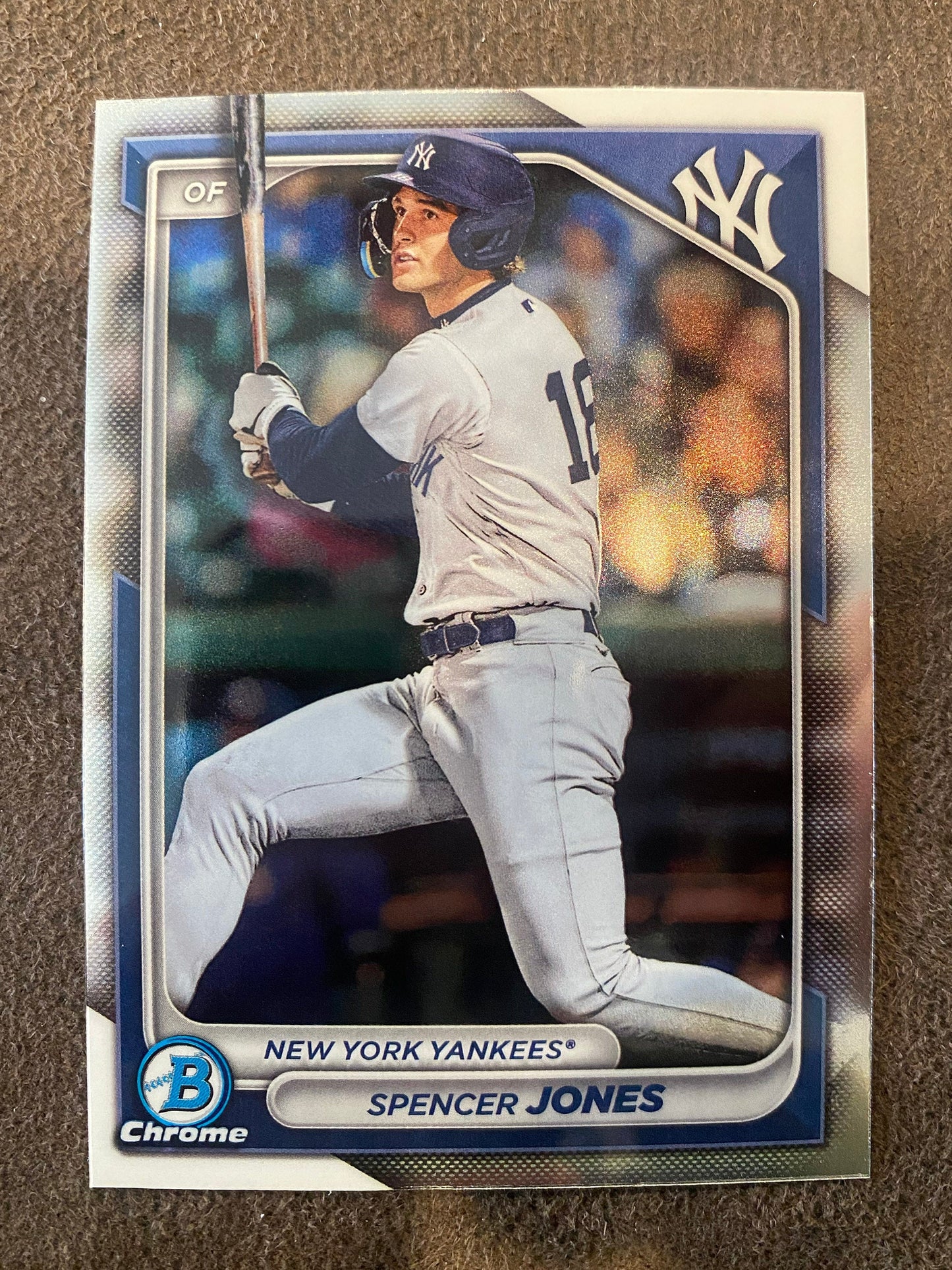 Spencer Jones - 2024 Bowman - Chrome prospect - Yankees
