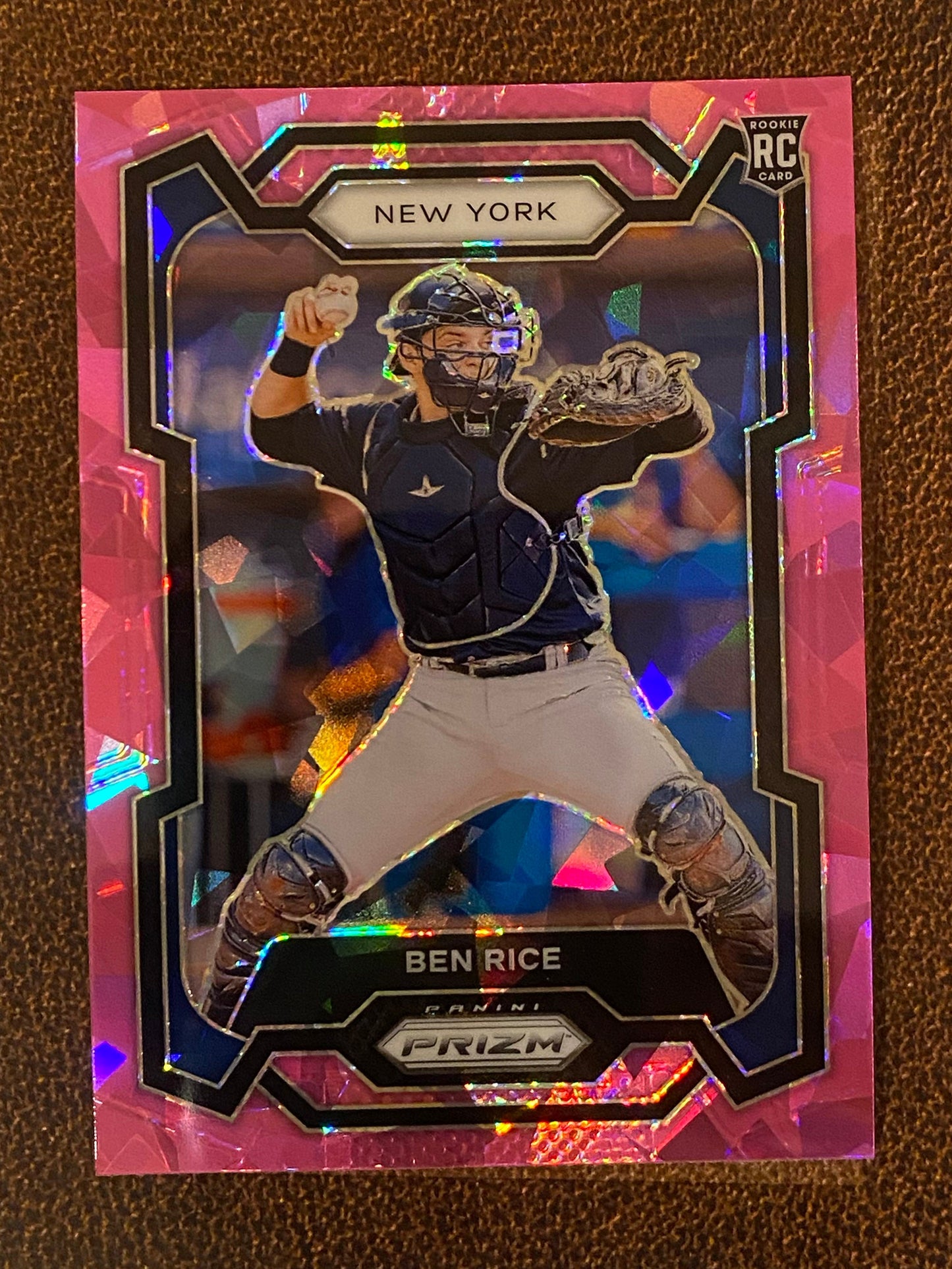 Ben Rice - 2024 Panini Prizm - Pink Ice Mega - Yankees