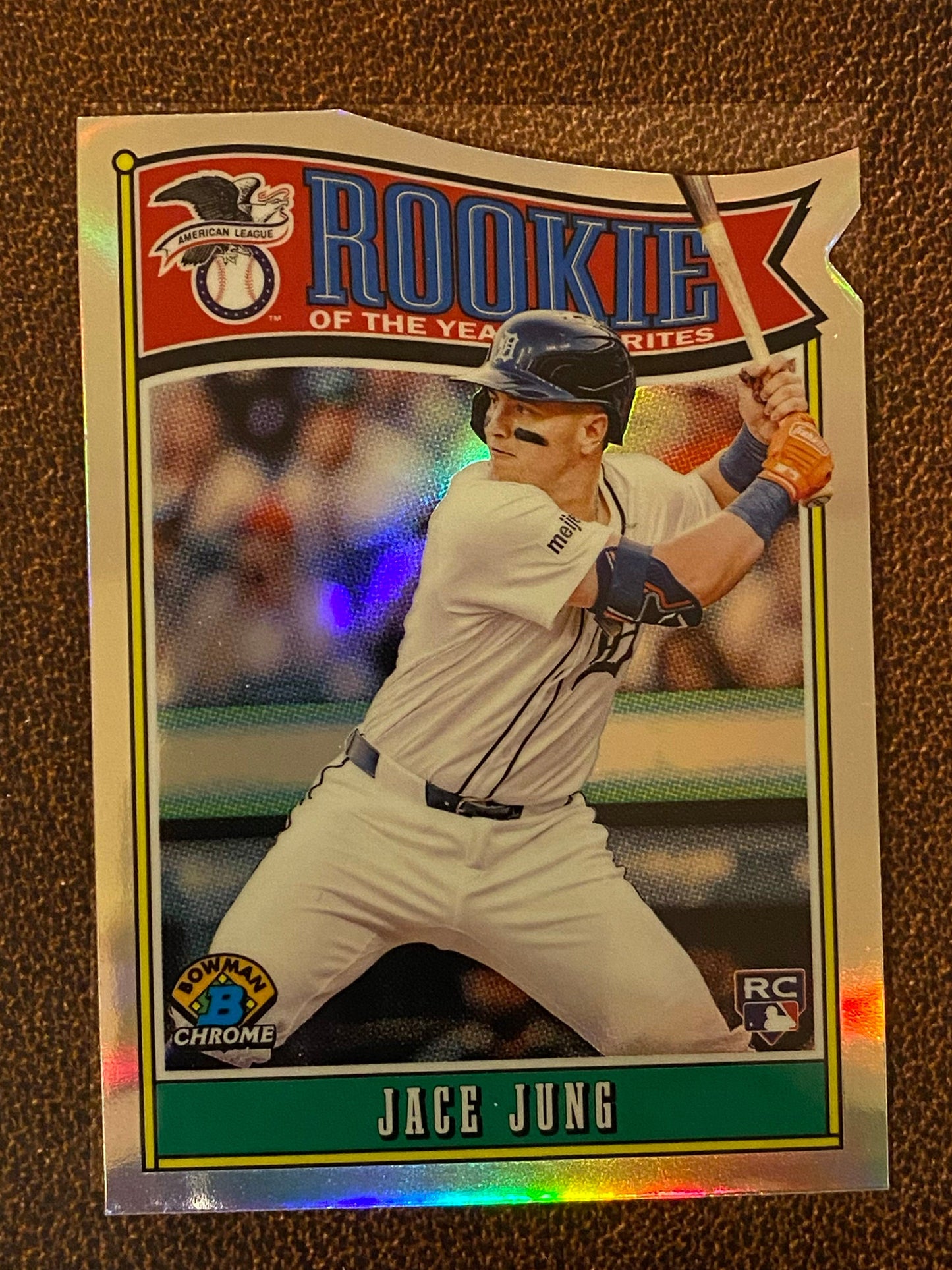 Jace Jung - 2025 Bowman - Rookie of the Year Favorites - Tigers