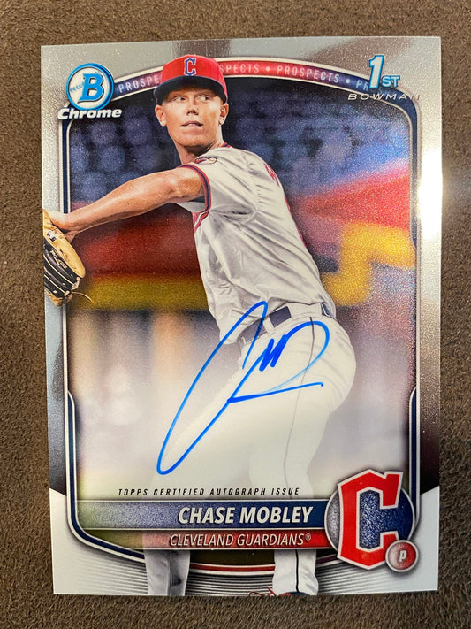 Chase Mobley - 2025 Bowman - 1st Bowman Chrome AUTO - Guardians