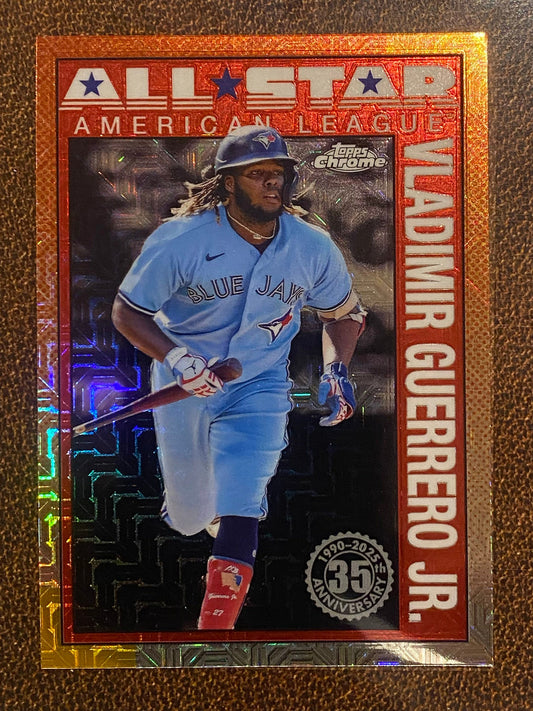 Vladimir Guerrero Jr. - 2025 Topps Series 2 - 1990 All Star Mojo Refractor - Blue Jays