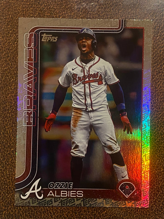 Ozzie Albies - 2025 Topps Series 2 - Fanatics Exclusive Topps Foil Border - Braves