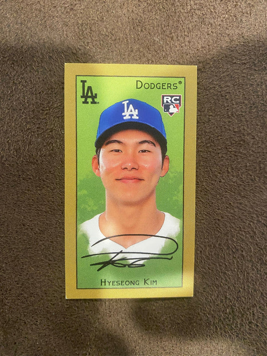 Hyeseong Kim - 2025 Topps T205 Mini - Sweet Caporal Back (**Corner Whiting**) - Dodgers