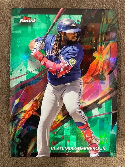 Vladimir Guerrero Jr. - 2024 Topps Finest - Green /75 - Blue Jays