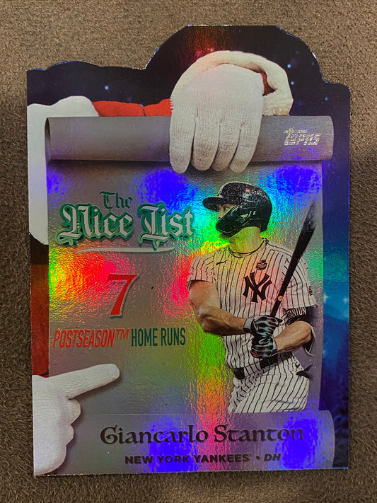 Giancarlo Stanton - 2025 Topps Holiday - The Nice List - Yankees