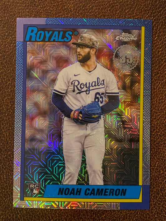 Noah Cameron - 2025 Topps Update - 1990 Mojo Refractor - Royals