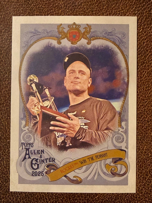 Matt Holliday - 2025 Allen & Ginter - Sweet Victory - Rockies