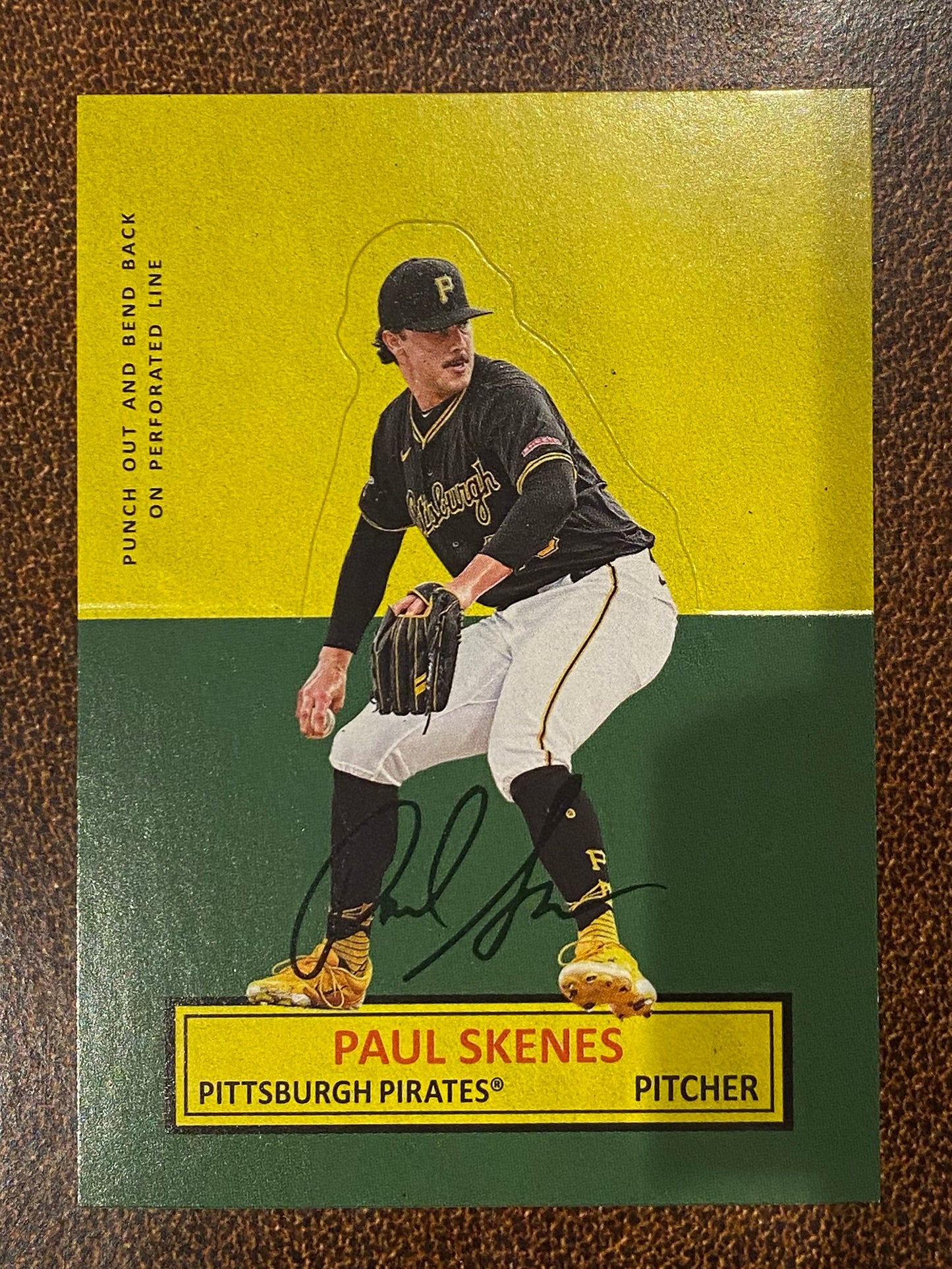 Paul Skenes - 2025 Topps Archives - Stand Ups Insert - Pirates