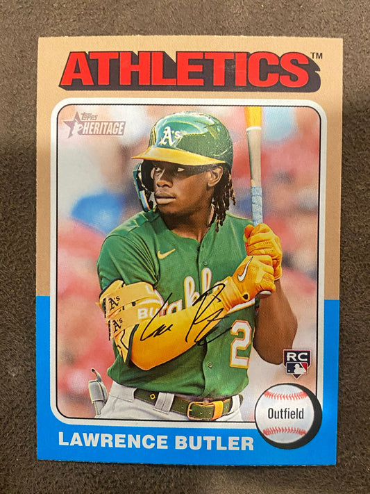 Lawrence Butler - 2024 Topps Heritage - Base - Athletics