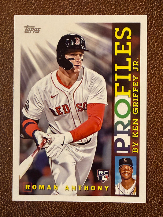 Roman Anthony - 2026 Topps Series 1 - Profiles Insert - Red Sox