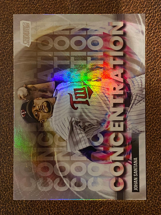 Johan Santana - 2025 Topps Stadium Club - Concentration Insert - Twins