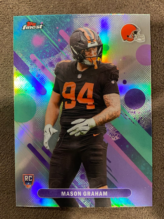 Mason Graham - 2025 Topps Finest - Rookie Common Refractor - Browns