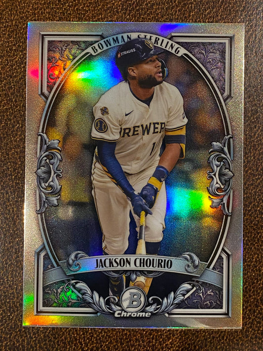Jackson Chourio - 2026 Bowman - Bowman Sterling Insert - Brewers