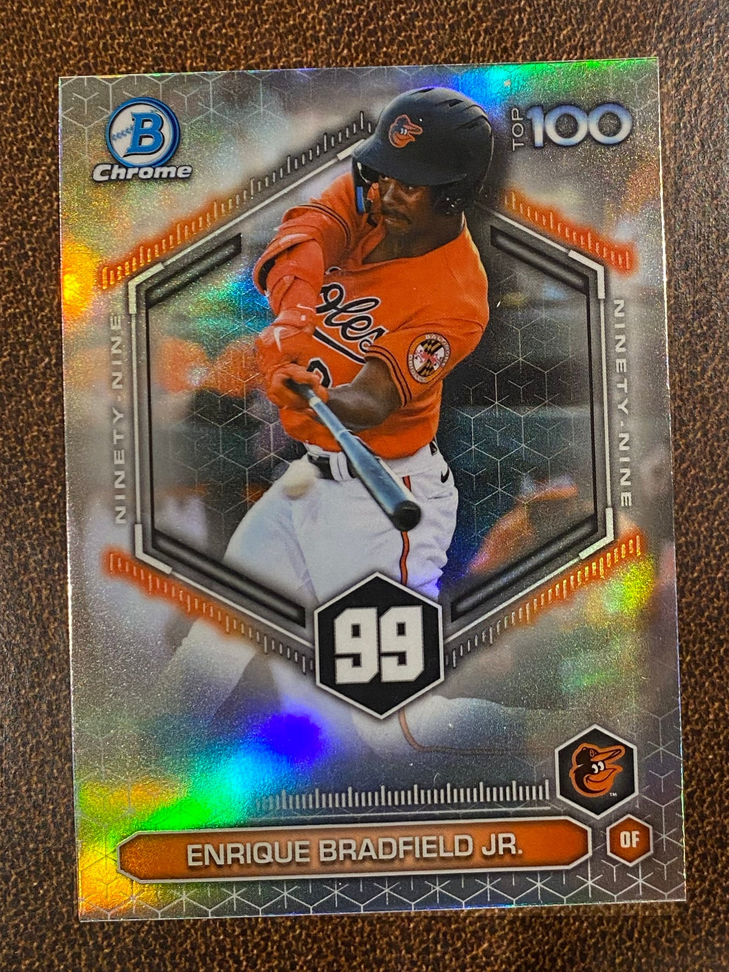 Enrique Bradfield Jr. - 2026 Bowman - Scouts Top 100 Insert - Orioles