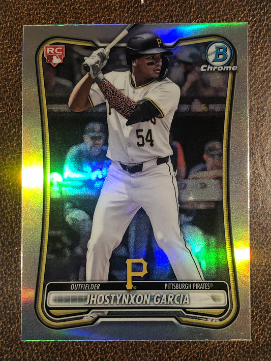 Jhostynxon Garcia - 2026 Bowman - Red Rookie Refractor - Pirates