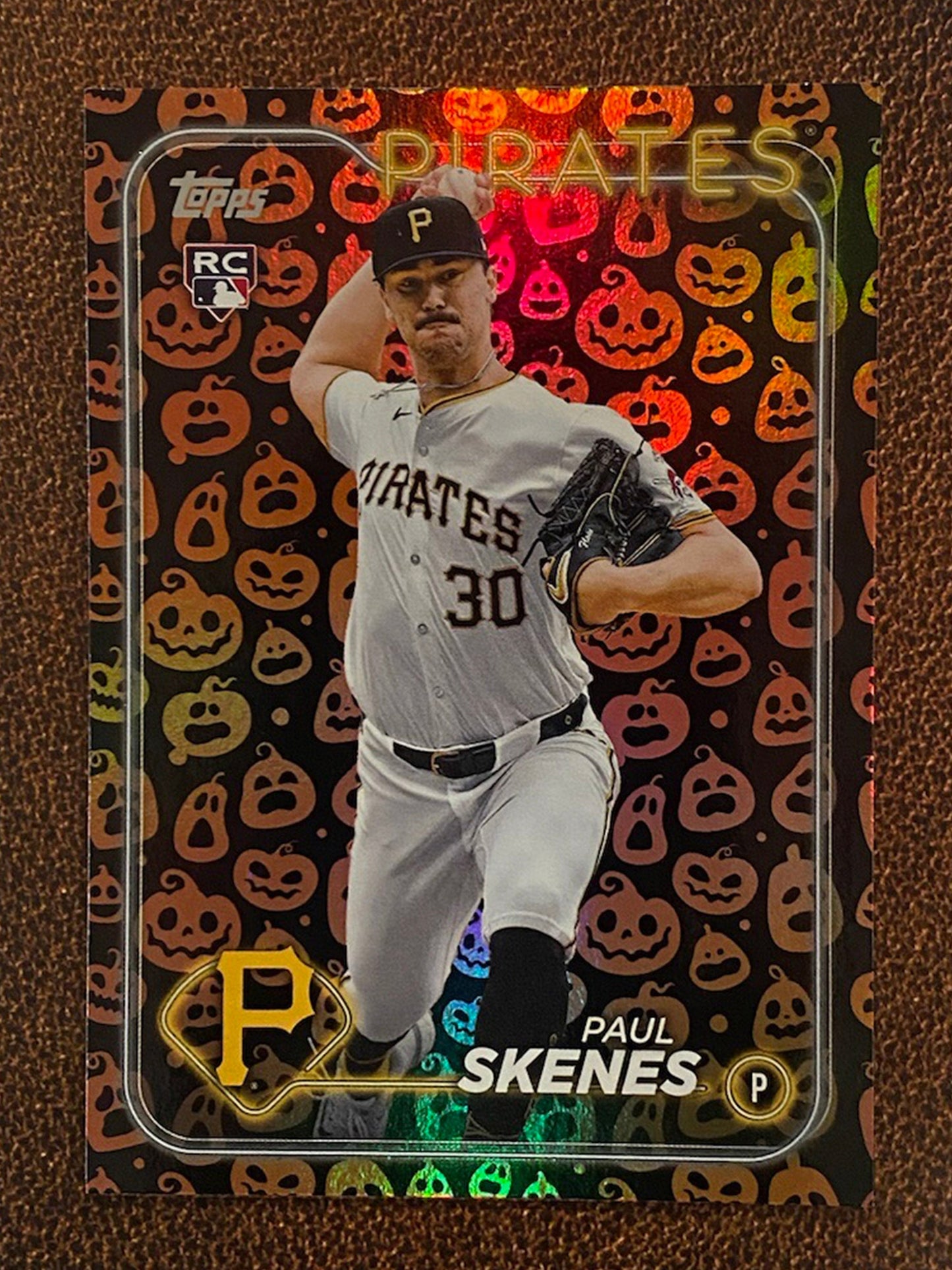 Paul Skenes - 2024 Topps Update - Jack O Lantern Parallel - Pirates