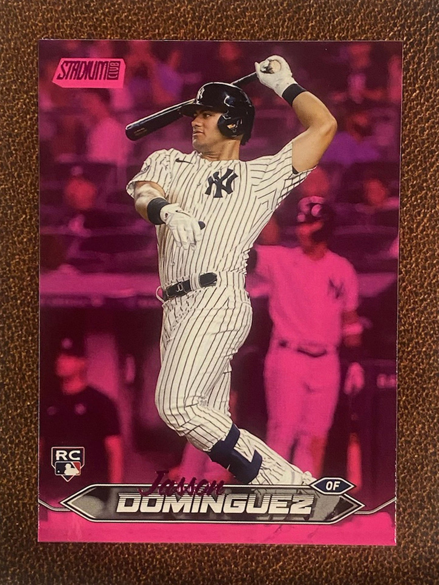 Jasson Dominguez - 2024 Topps Stadium Club - Pink Foil - Yankees