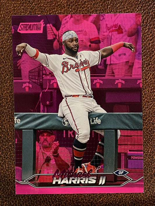 Michael Harris II - 2024 Topps Stadium Club - Pink Foil - Braves