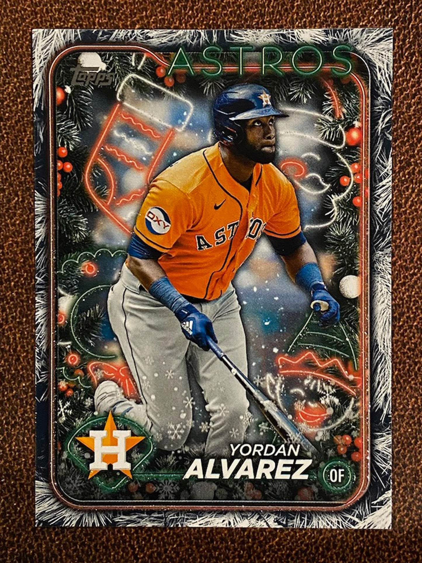Yordan Alvarez - 2024 Topps Holiday - Tree Parallel - Astros