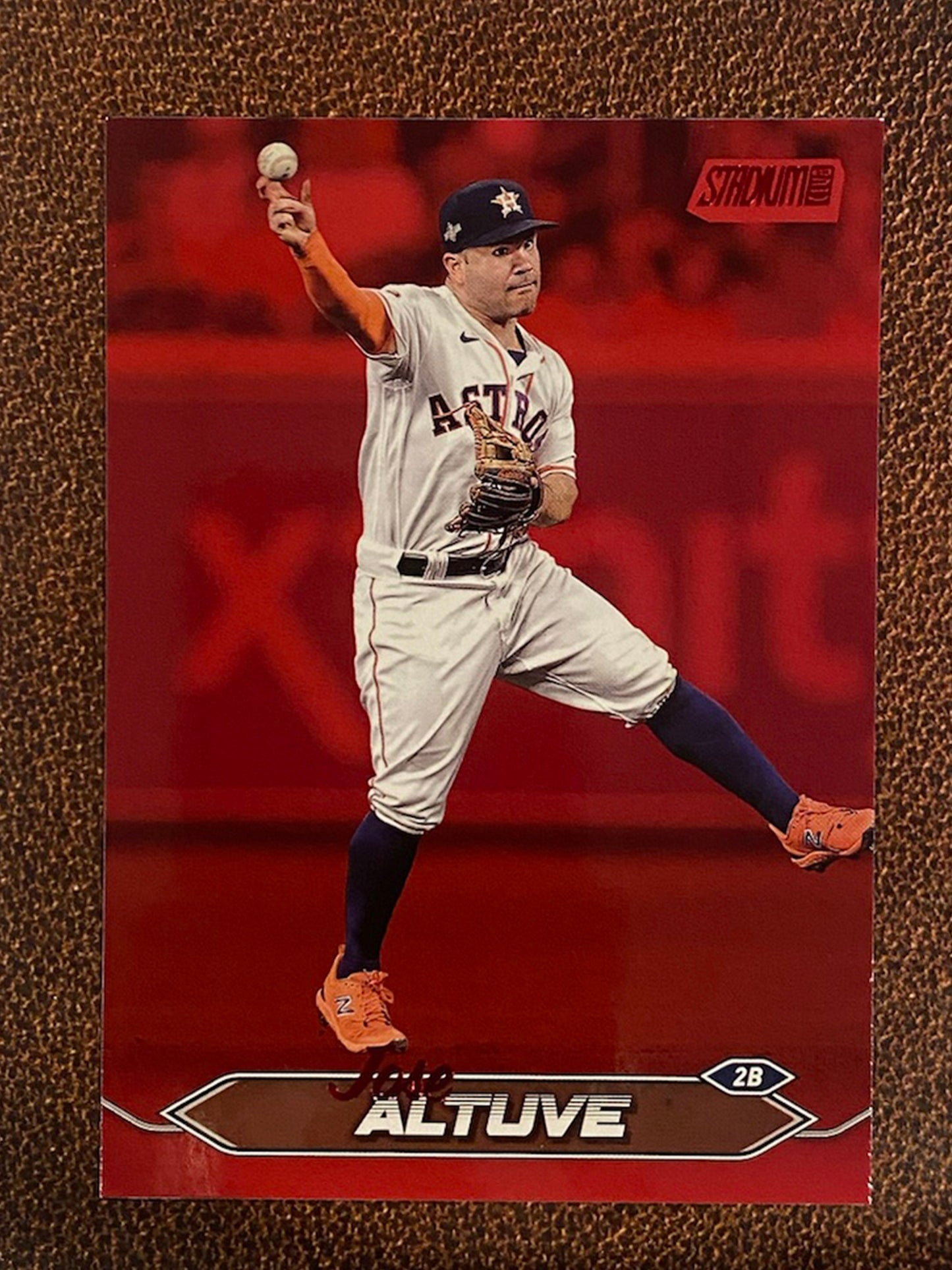 Jose Altuve - 2024 Topps Stadium Club - Red Foil - Astros