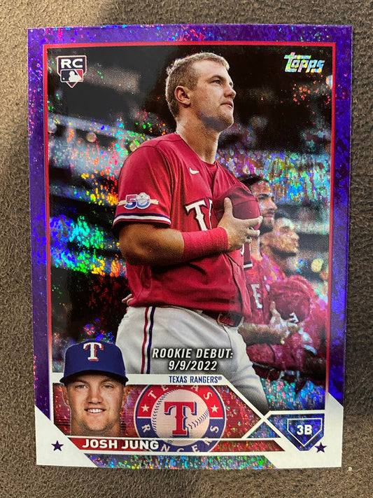 Josh Jung -  2024 Topps Update - Purple /799 - Rangers