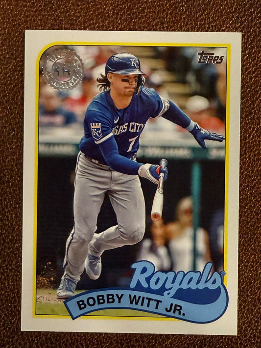 Bobby Witt Jr. - 2024 Topps Series 1 - 1989 Insert - Royals