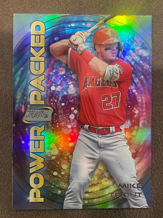 Mike Trout - 2024 Topps Stadium Club - Power Packed - Angels