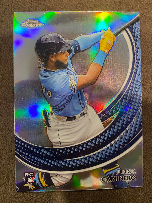Junior Caminero - 2024 Topps Chrome - Strokes - Rays