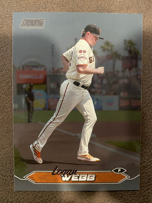 Logan Webb - 2024 Topps Stadium Club - Black Foil - Giants