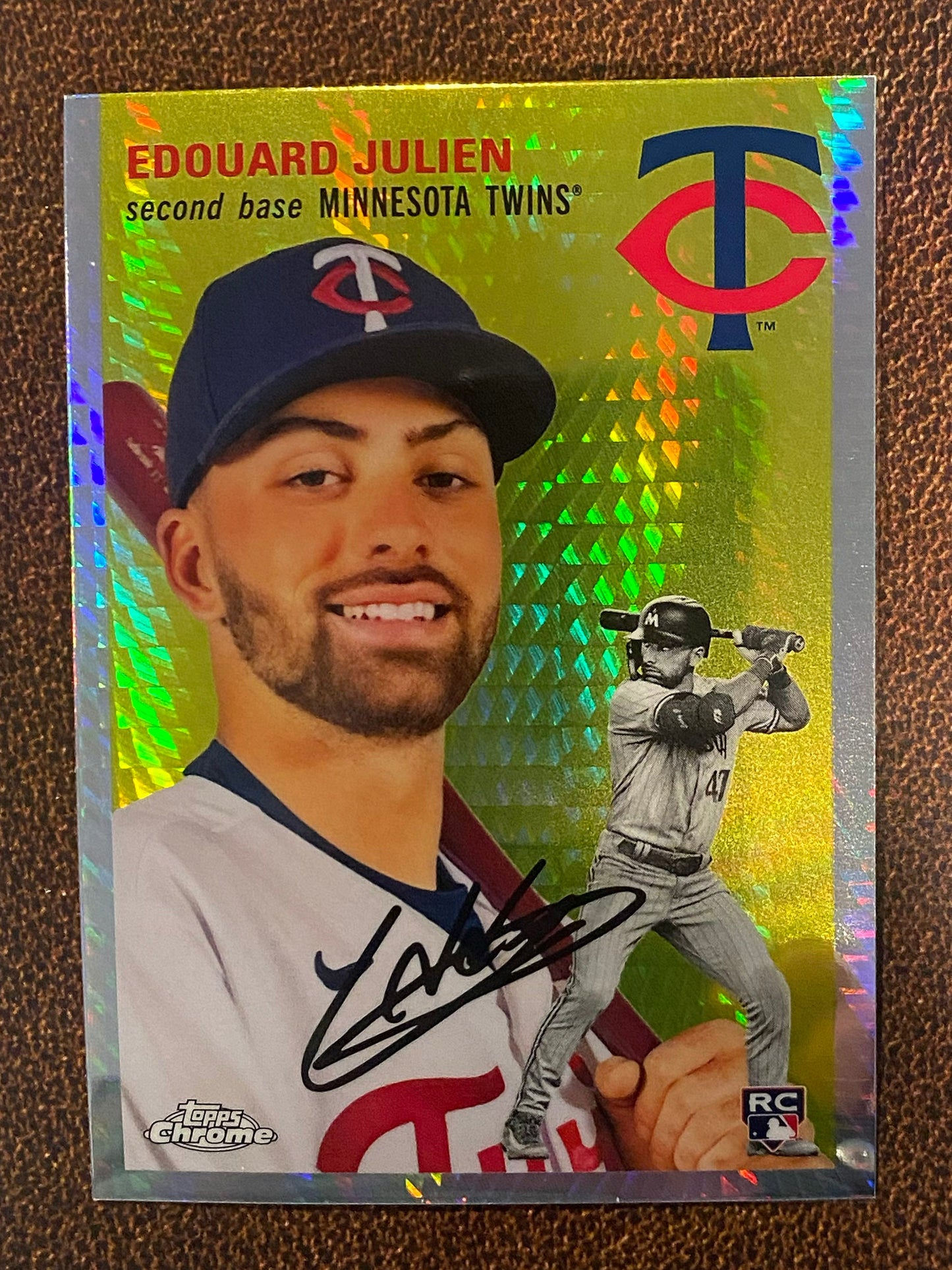 Edouard Julien - 2023 Topps Chrome Platinum Anniversary - Prism Refractor - Twins