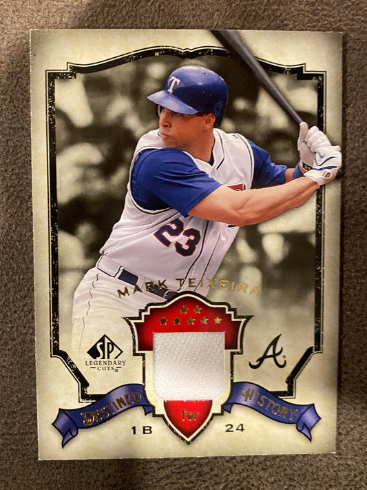 Mark Teixeira - 2008 Upper Deck SP - Legendary Cuts RELIC (*Surface Issues*) - Rangers