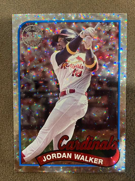 Jordan Walker - 2024 Topps Series 2 - 1989 Silver Foilboards - Cardinals