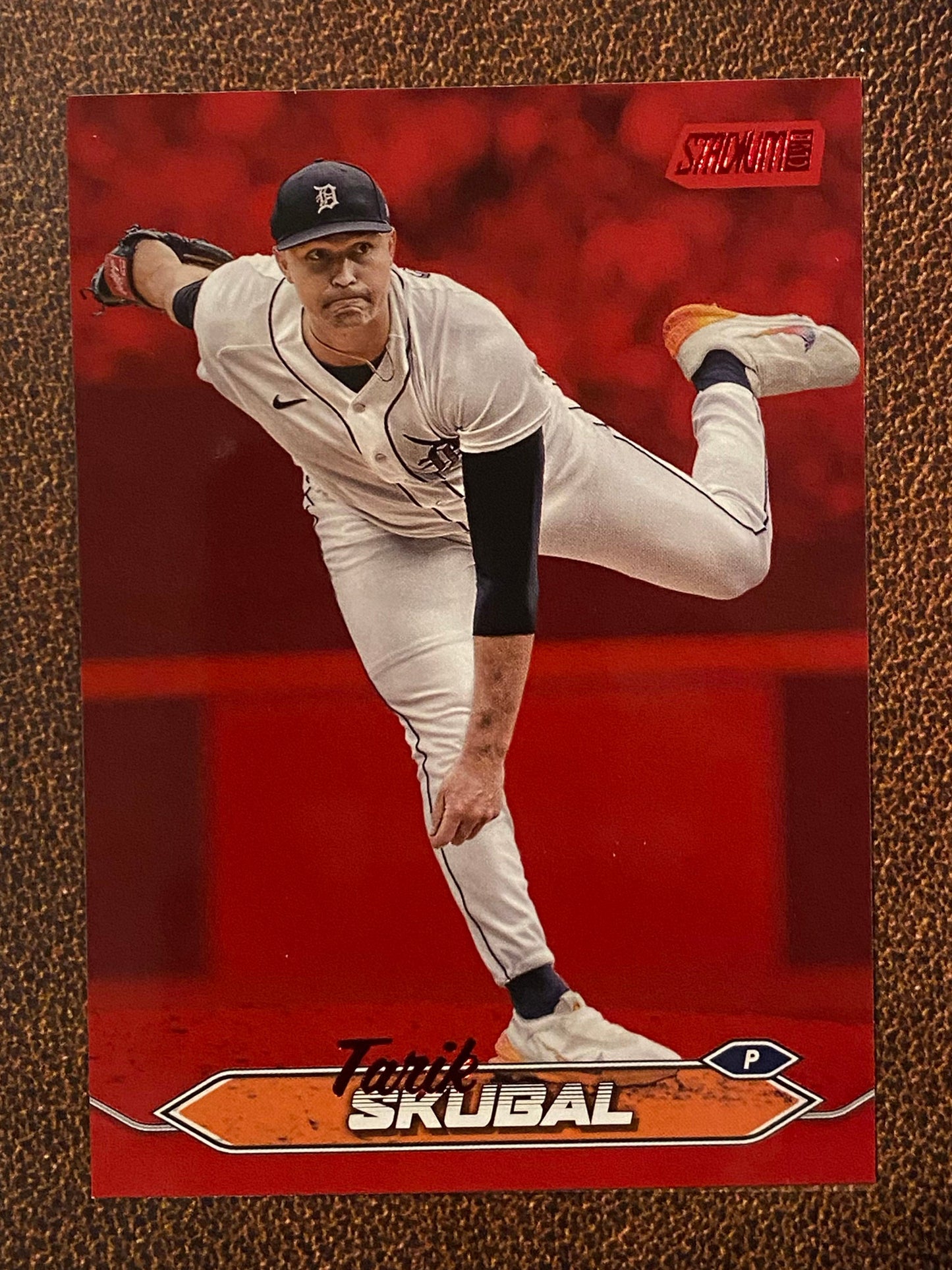 Tarik Skubal - 2024 Topps Stadium Club - Red Foil - Tigers
