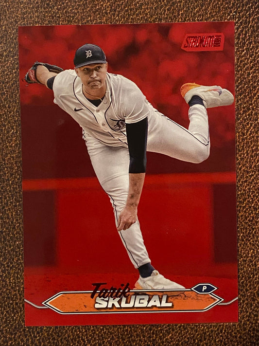 Tarik Skubal - 2024 Topps Stadium Club - Red Foil - Tigers