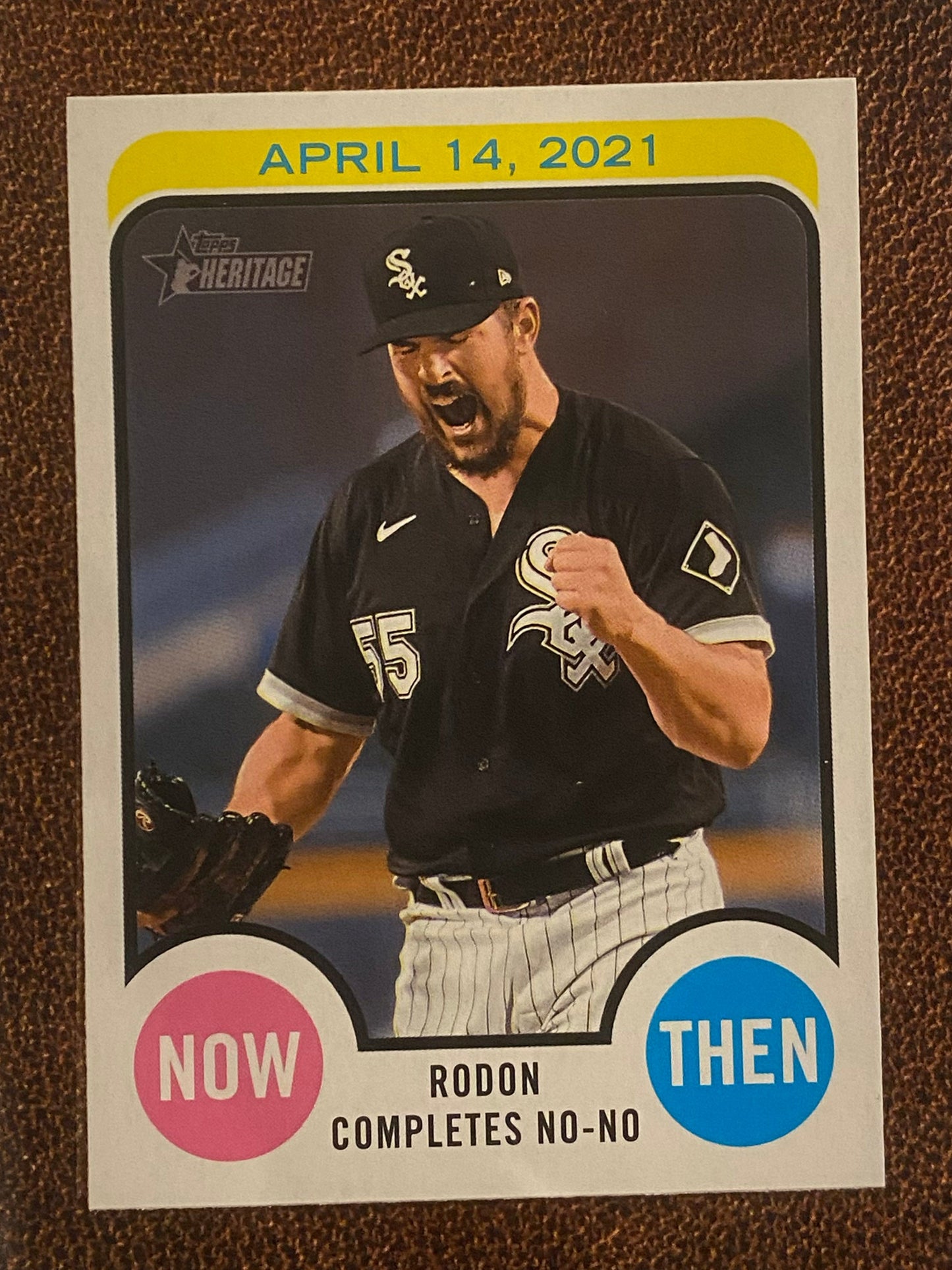 Carlos Rodon - 2022 Topps Heritage High Number - Now & Then - Giants