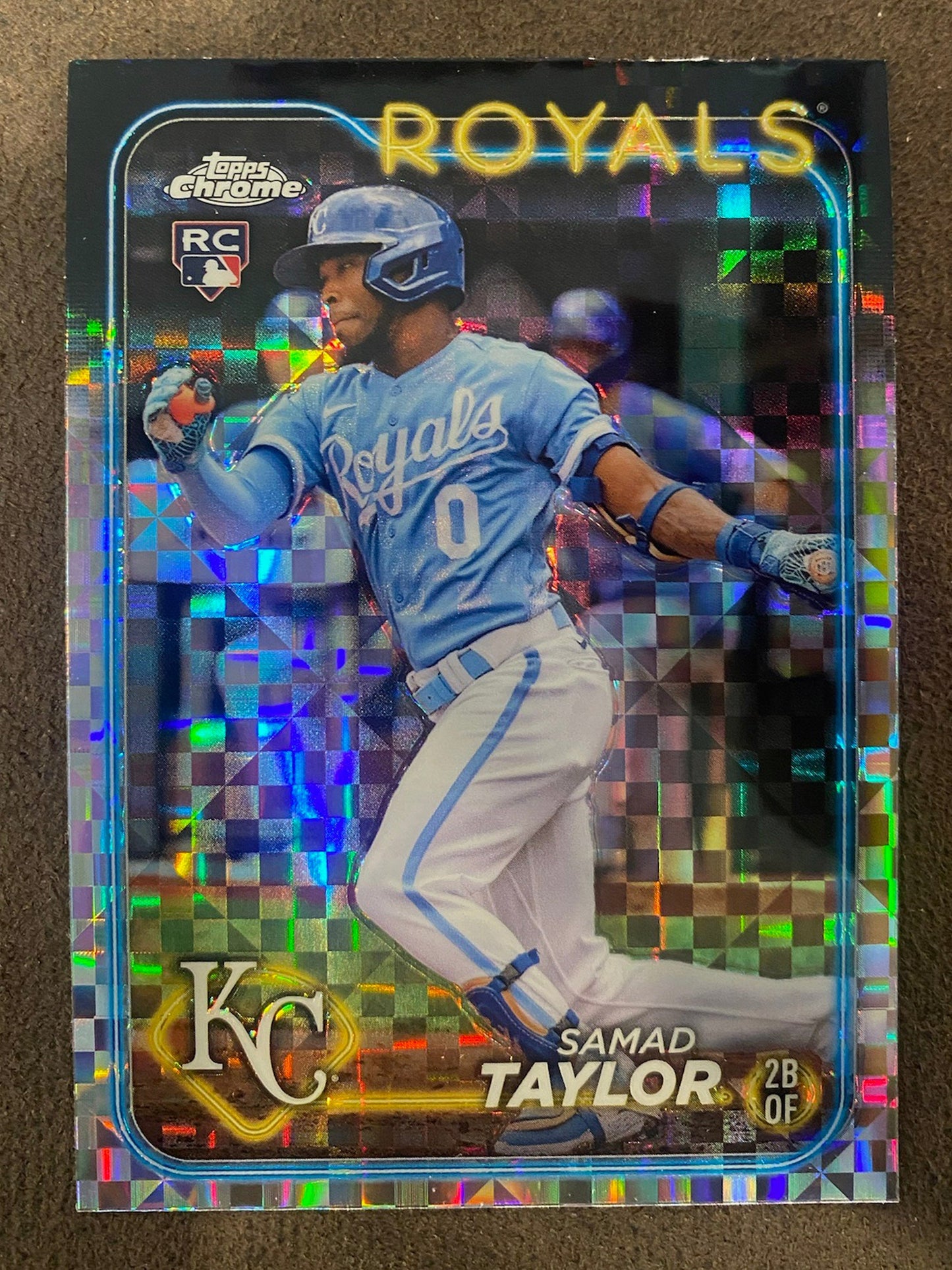 Samad Taylor - 2024 Topps Chrome - XFractor - Royals