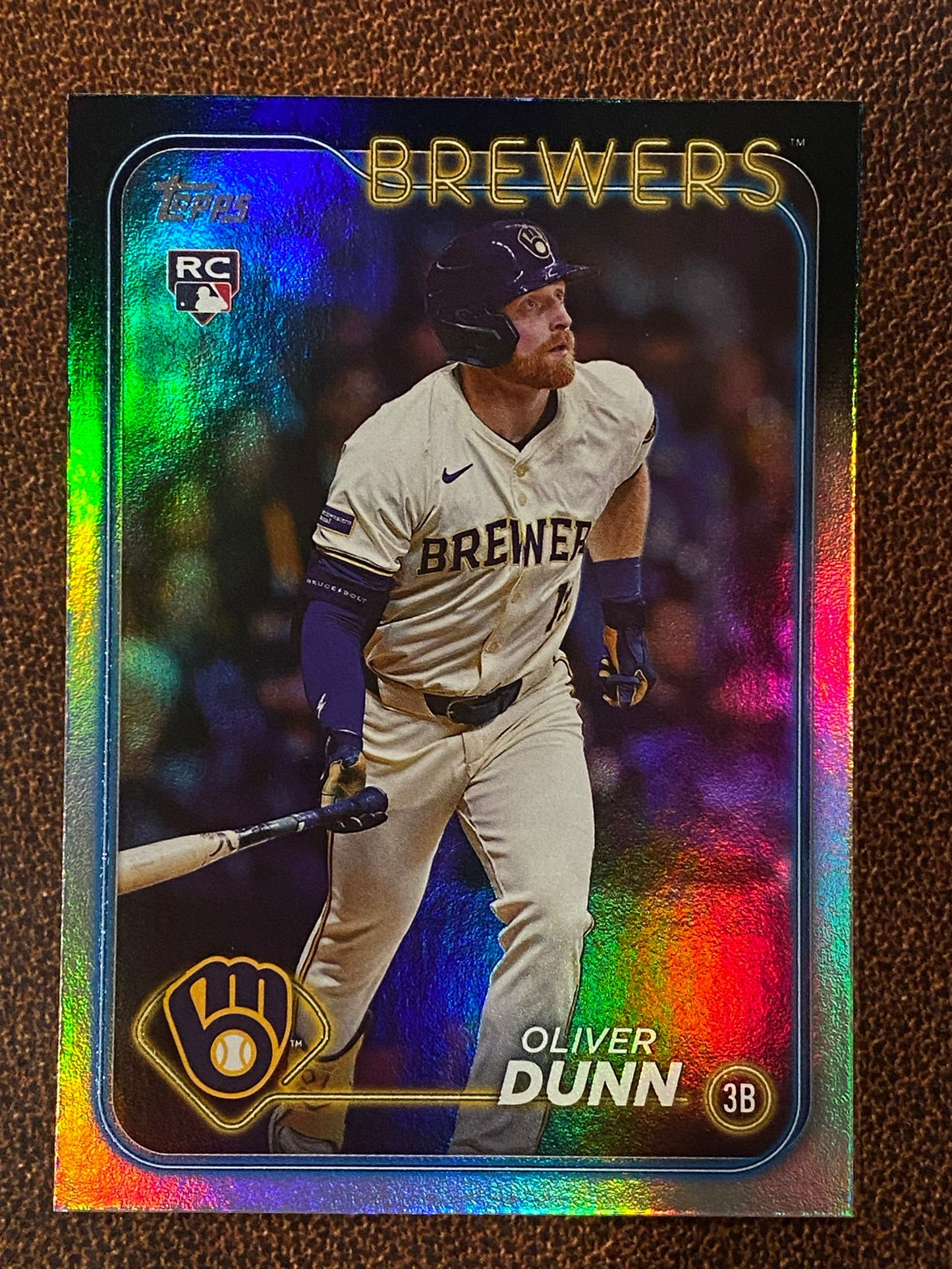 Oliver Dunn - 2024 Topps Update - Rainbow Foil - Brewers