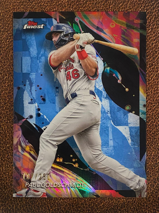 Paul Goldschmidt - 2024 Topps Finest - Uncommon Blue /250 - Cardinals