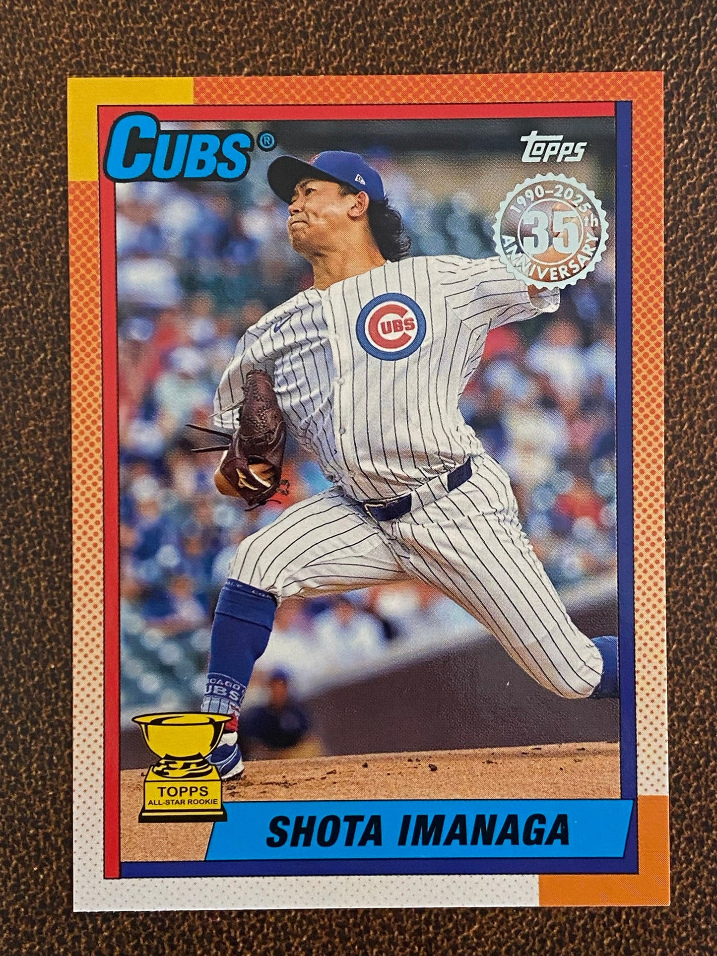 Shota Imanaga - 2025 Topps Series 1 - 1990 Insert - Cubs