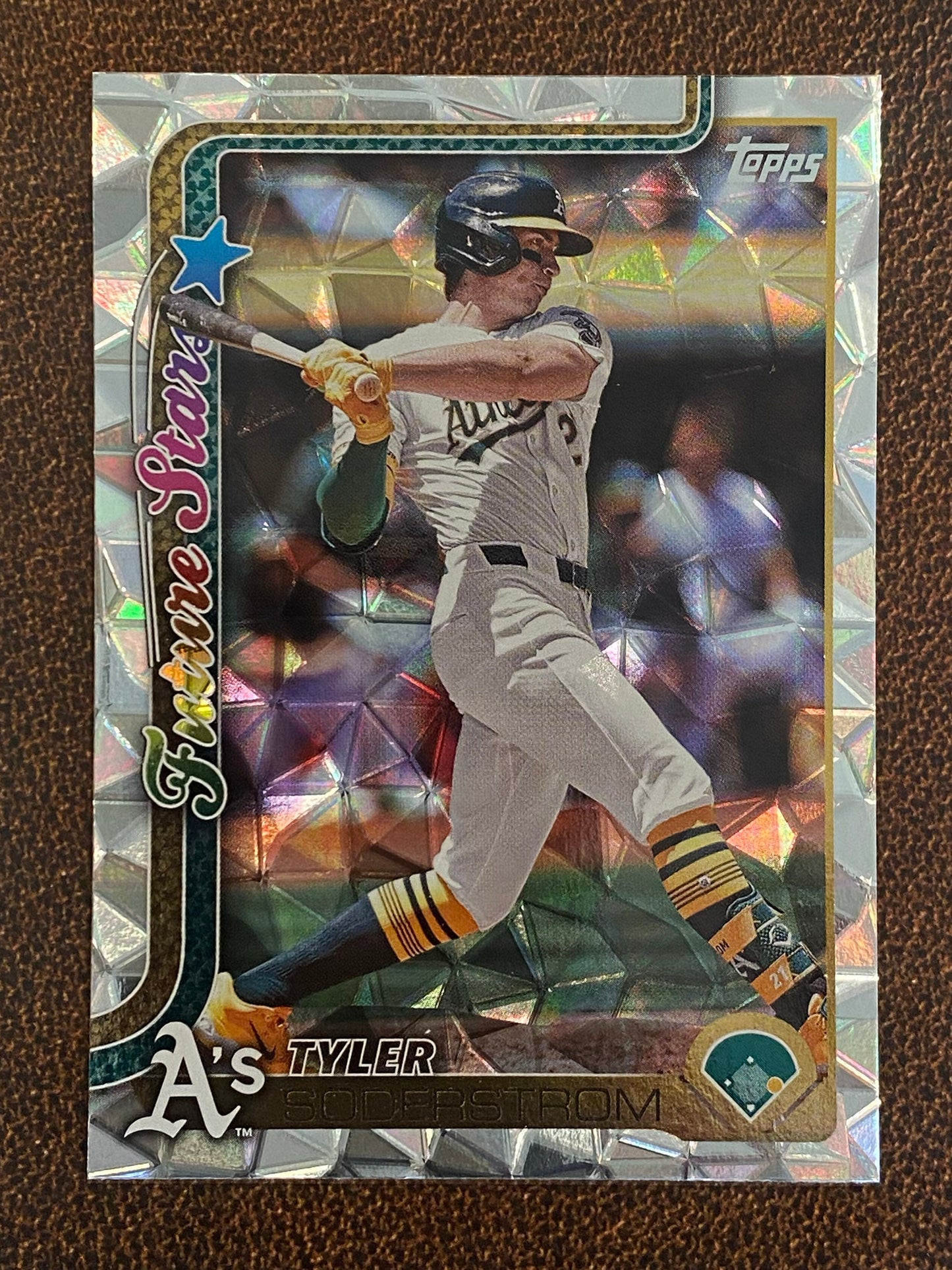 Tyler Soderstrom - 2025 Topps Series 1 - Diamante - Athletics