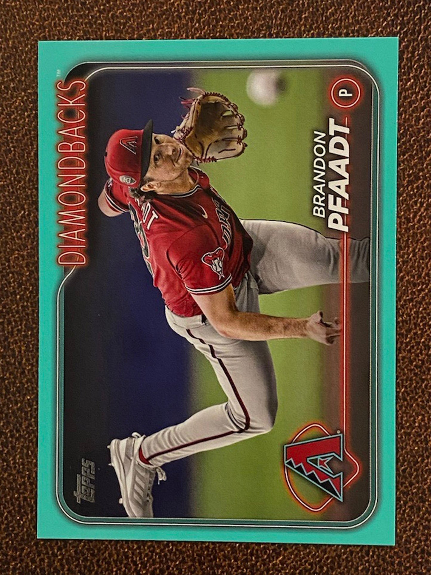 Brandon Pfaadt - 2024 Topps Series 2 - Aqua Parallel - Diamondbacks