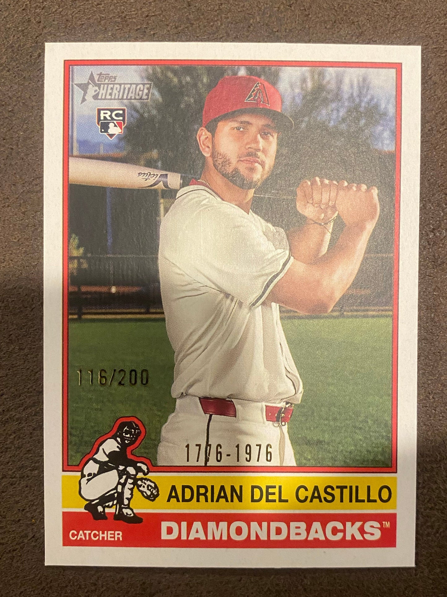 Adrian Del Castillo - 2025 Topps Heritage - Bicentennial /200 - Diamondbacks
