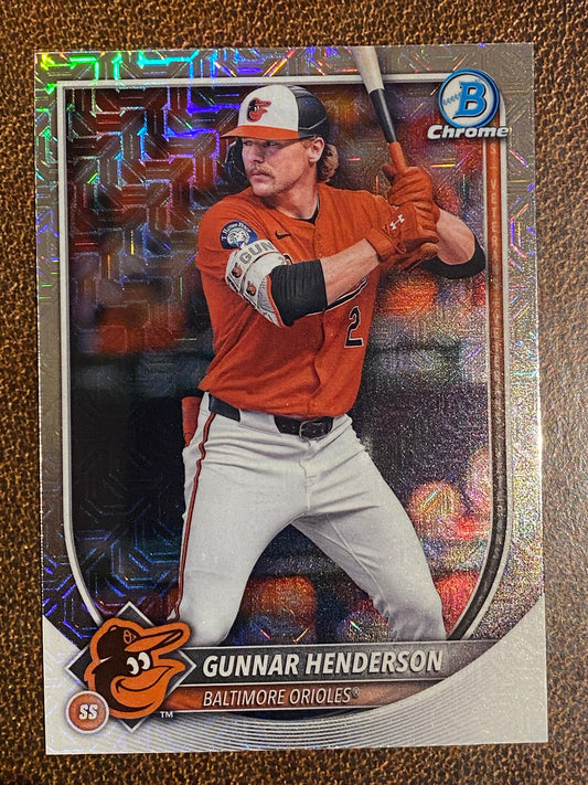 Gunnar Henderson - 2025 Bowman - Mojo Refractor - Orioles