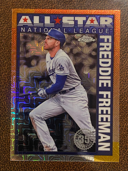 Freddie Freeman - 2025 Topps Series 2 - 1990 All Star Mojo Refractor - Dodgers