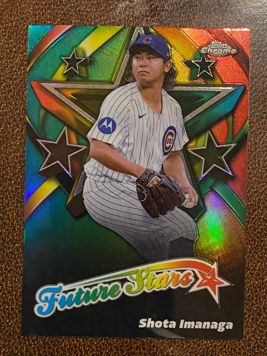 Shota Imanaga - 2025 Topps Chrome - Future Stars - Cubs
