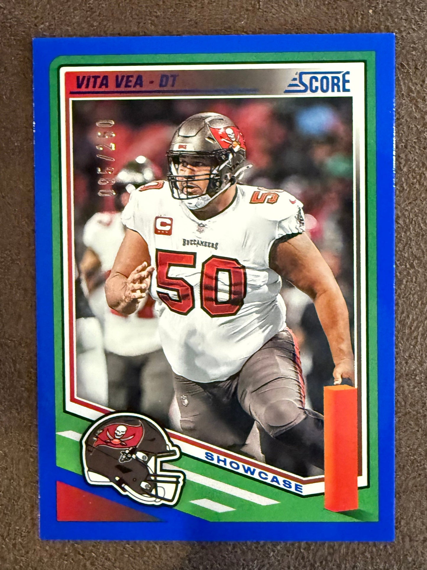 Vita Vea - 2025 Score - BLUE Showcase /250 - Buccaneers