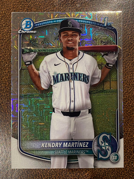 Kendry Martinez - 2025 Bowman Chrome - 1st Mojo - Mariners