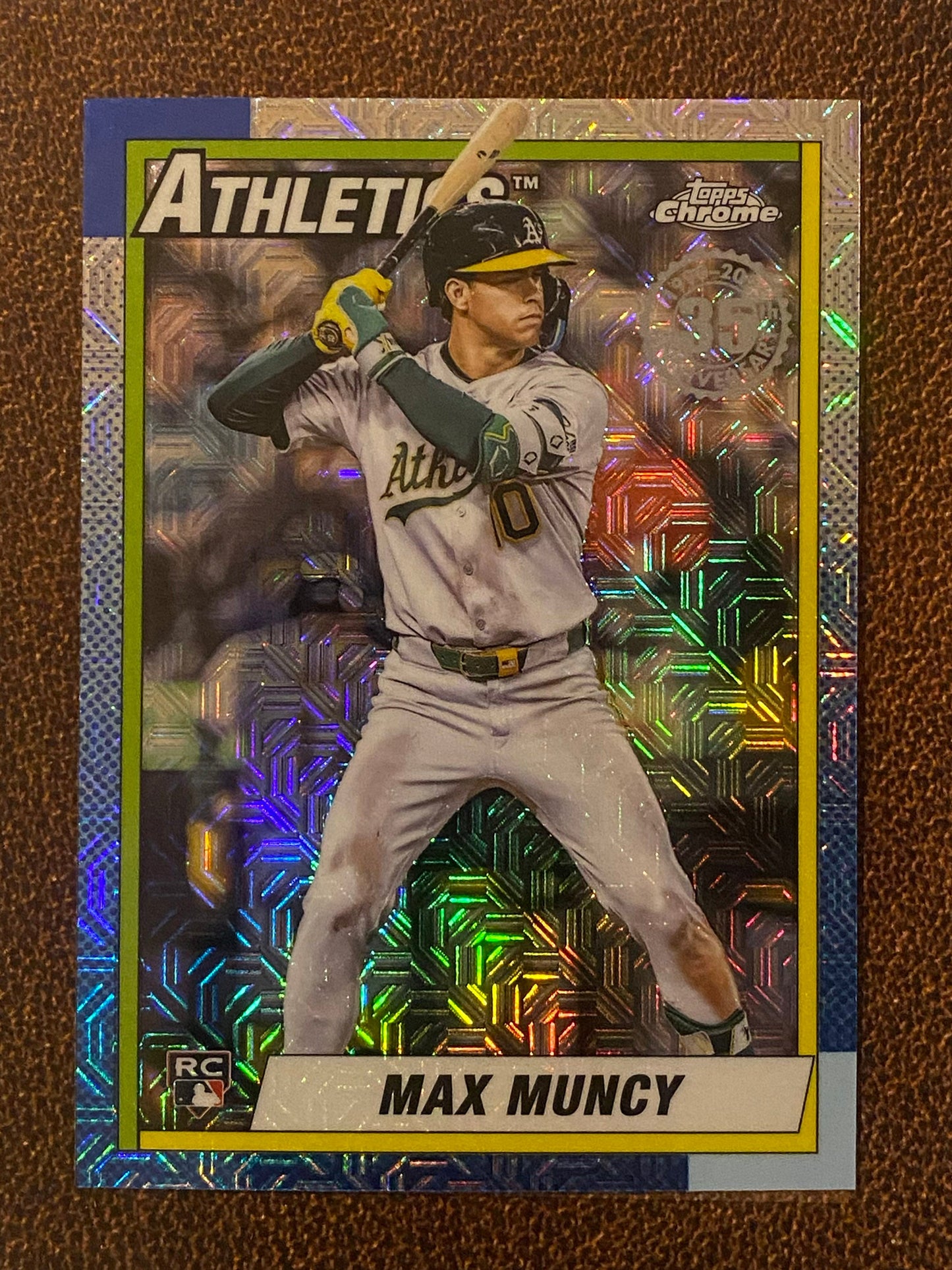Max Muncy - 2025 Topps Update - 1990 Mojo Refractor - Athletics