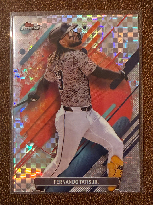 Fernando Tatis Jr. - 2025 Topps Finest - XFractor Rare - Padres