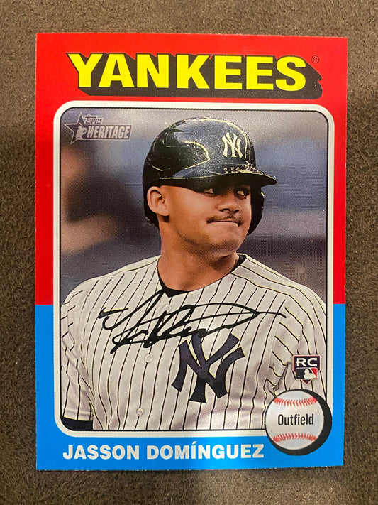Jasson Dominguez - 2024 Topps Heritage - Base - Yankees